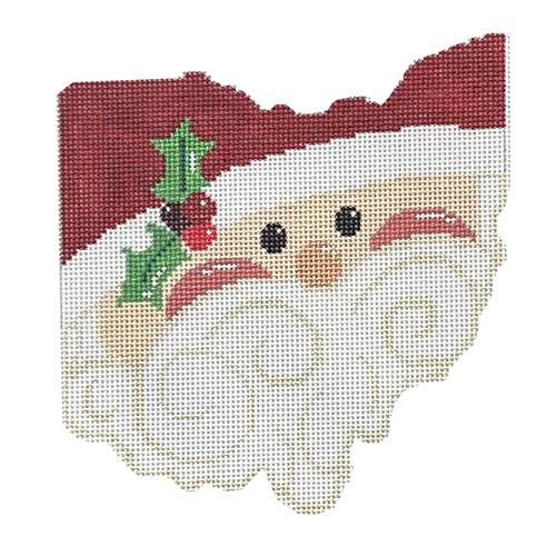 State Shaped Santa - Ohio