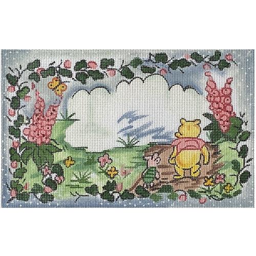 Winnie the Pooh & Piglet Birth Announcement