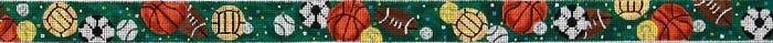 Game Balls Collage Belt - Green