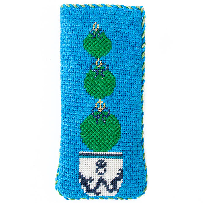 Topiary Peacock Eyeglass Case Kit - Image 3