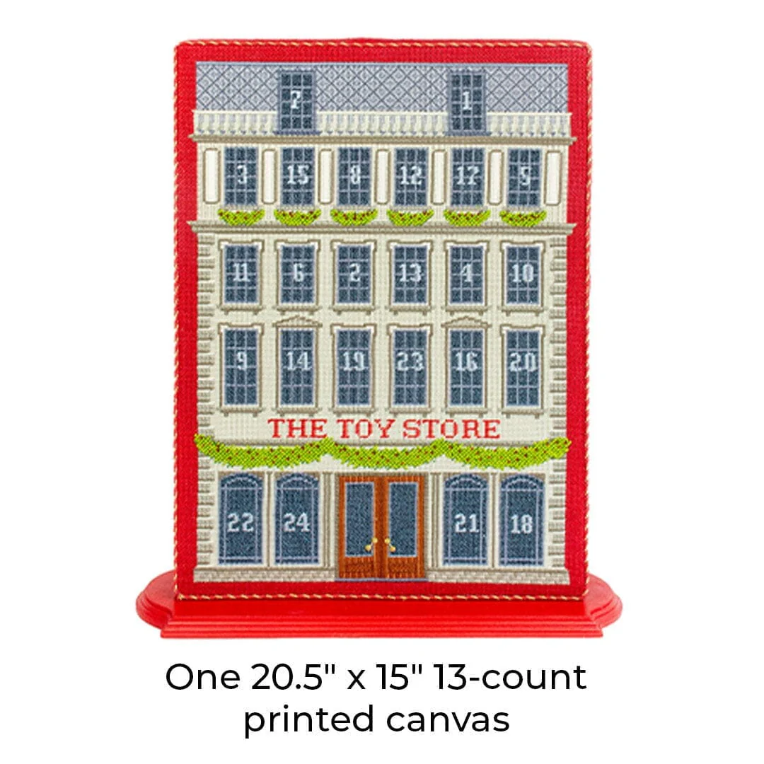 Toy Store Advent Calendar Backdrop and Windows - Image 3