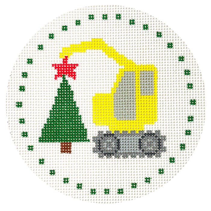 Tractor with Tree Round