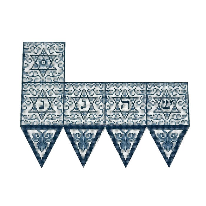 Transferware Dreidel