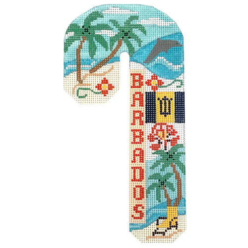 Travel Candy Cane - Barbados