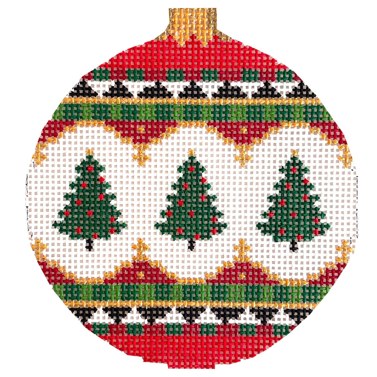 Trees, 4.5" Round on 13