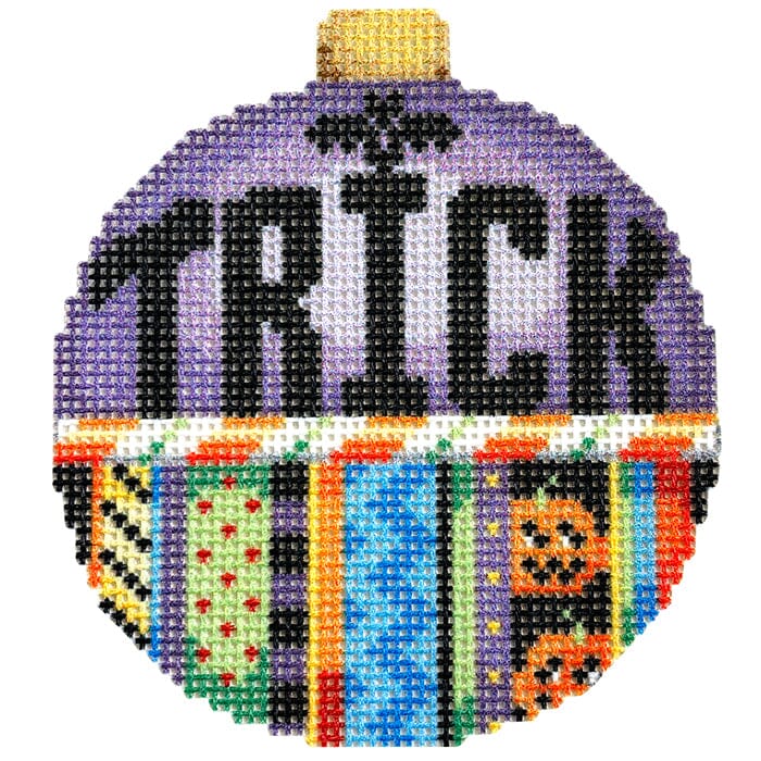 Trick/Stripes Ball Ornament