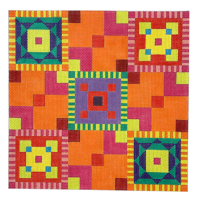 Tropic Colors Maze on 13 mesh