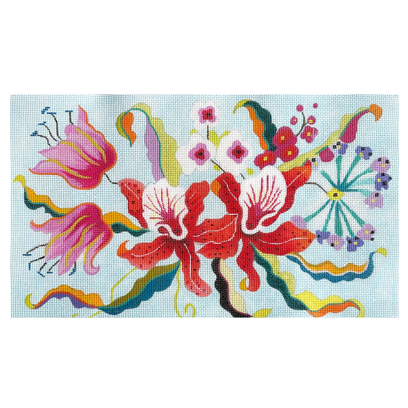 Tropical Flowers Clutch
