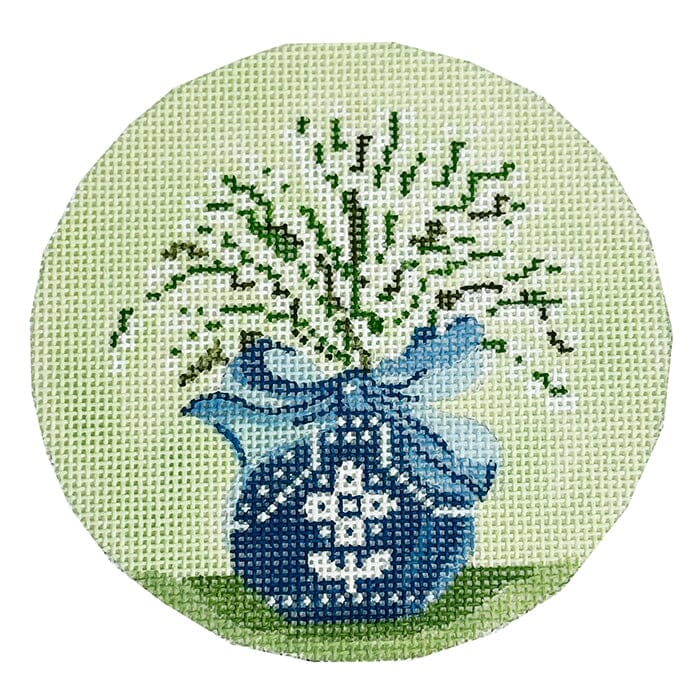 Lily of the Valley Vase Round