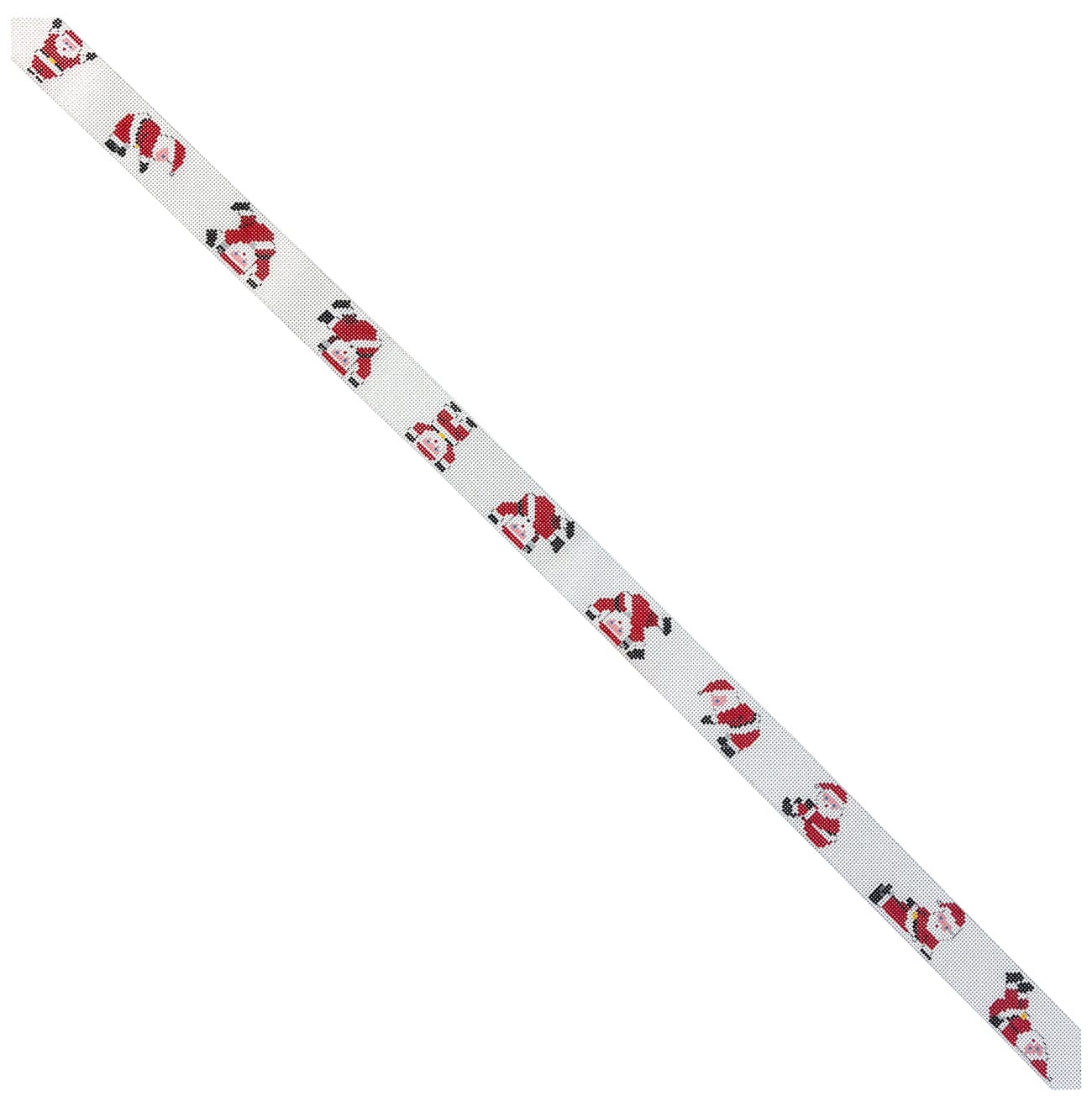 Tumbling Santas, Belt on White