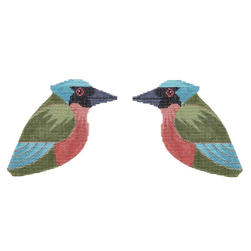Turquoise Browed Motmot 2-Sided Clip-On
