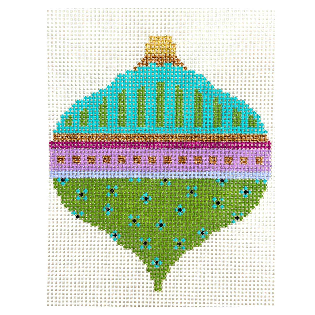 Turquoise  Teardrop Bauble