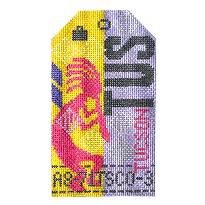 Tuscon TUS Retro Travel Tag