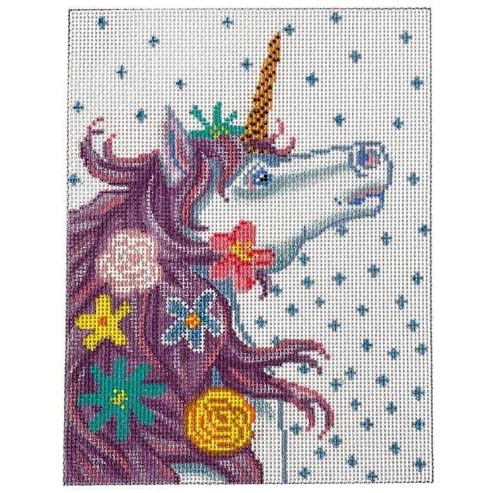 Unicorn with Flowers