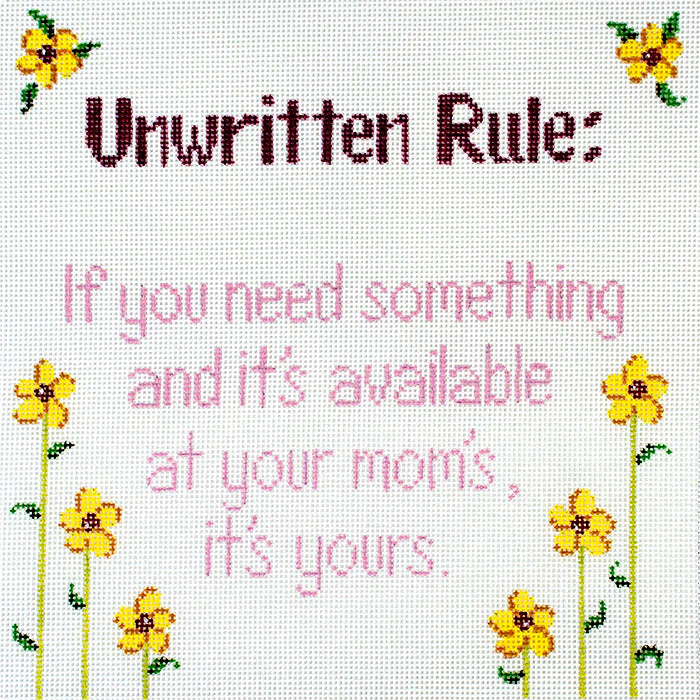 Unwritten Rule: If you need something