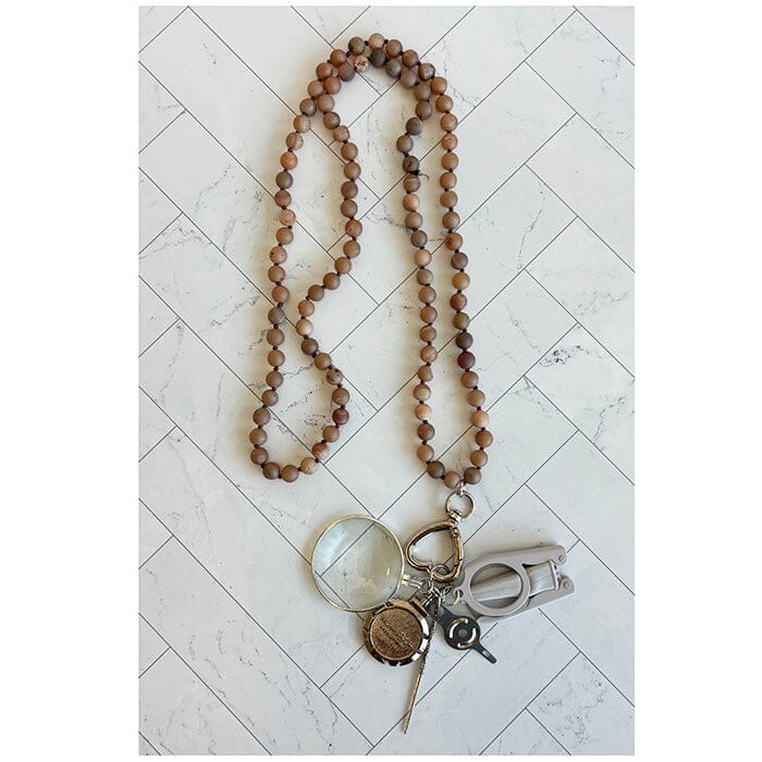 UP UP Chatelaine Gemstones Necklace - Matte Sparkle