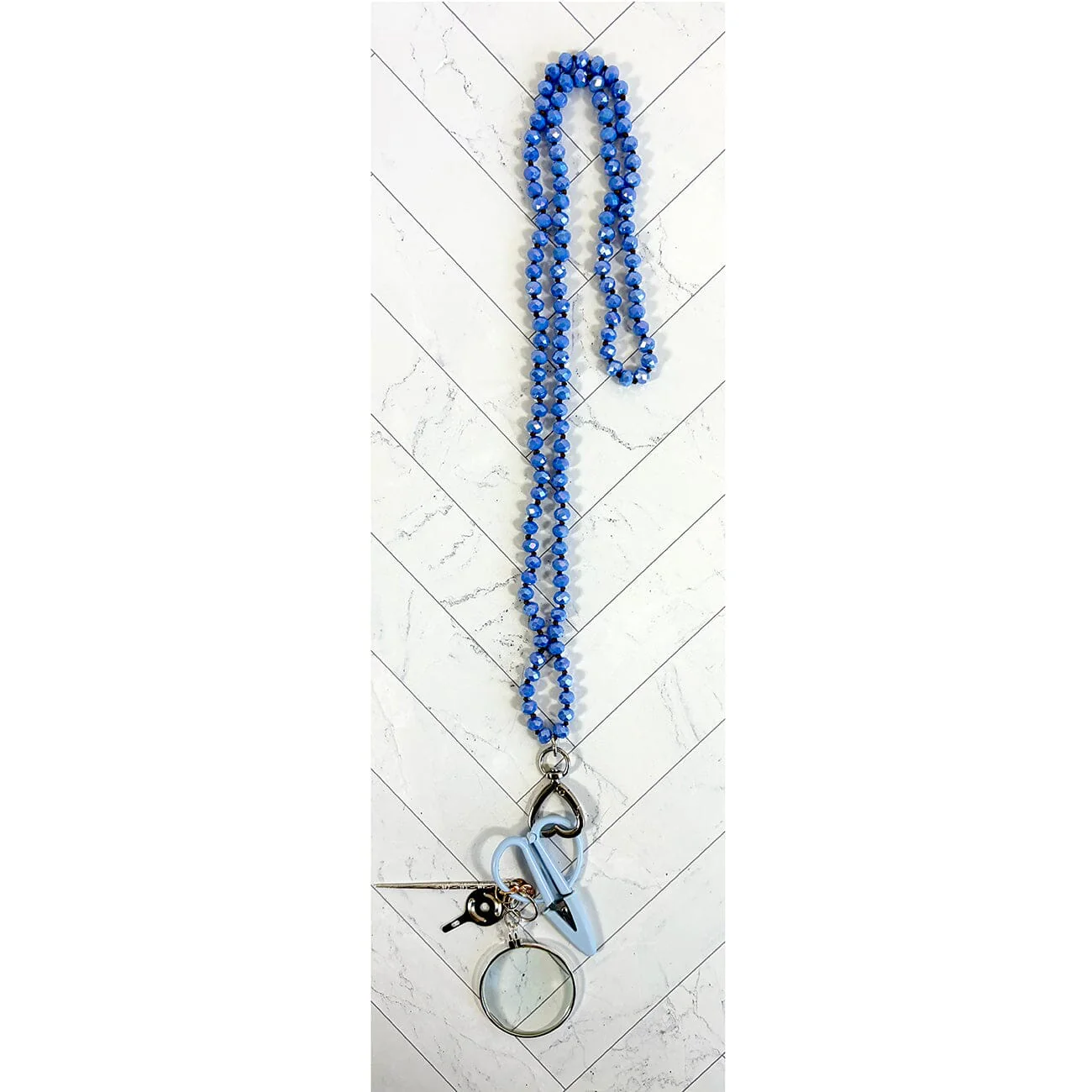 UP UP Chatelaine Necklace - Cornflower