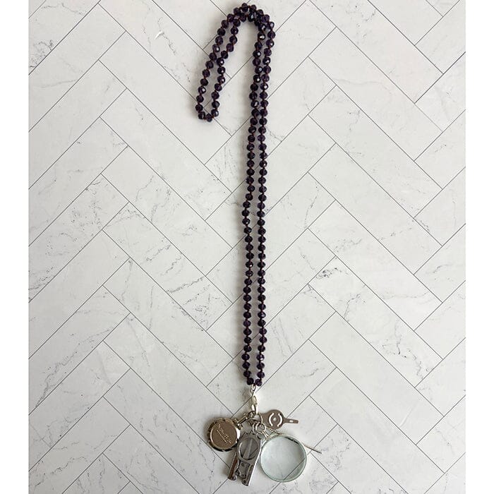 UP UP Chatelaine Necklace - Grape Jelly