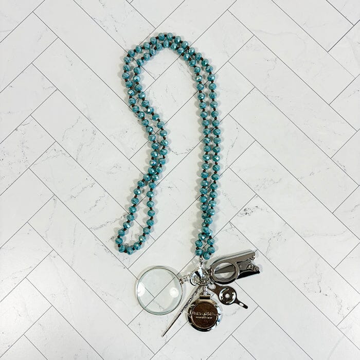 UP UP Chatelaine Necklace - Medium French Blue