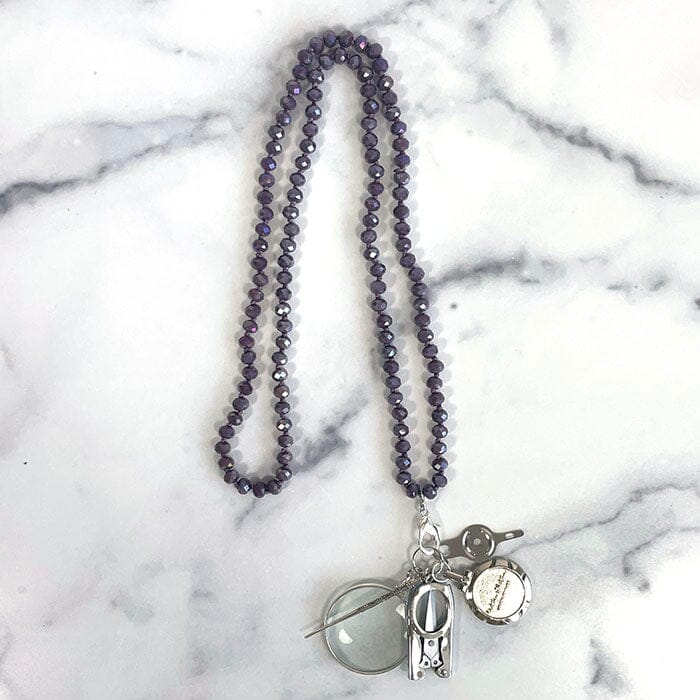 UP UP Chatelaine Necklace - Spring Purple