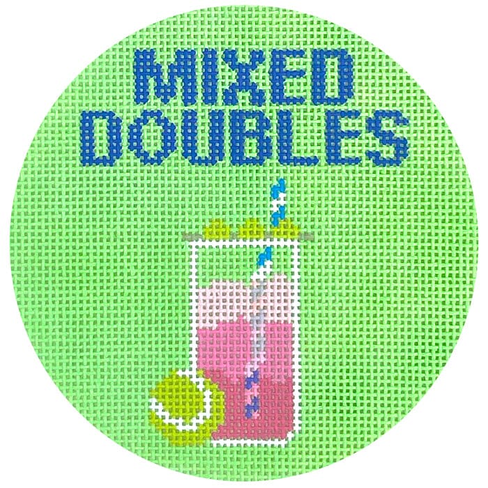 Mixed Doubles Tennis Sports Coaster
