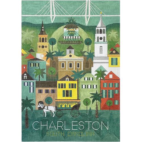 USA Travel Poster - Charleston SC