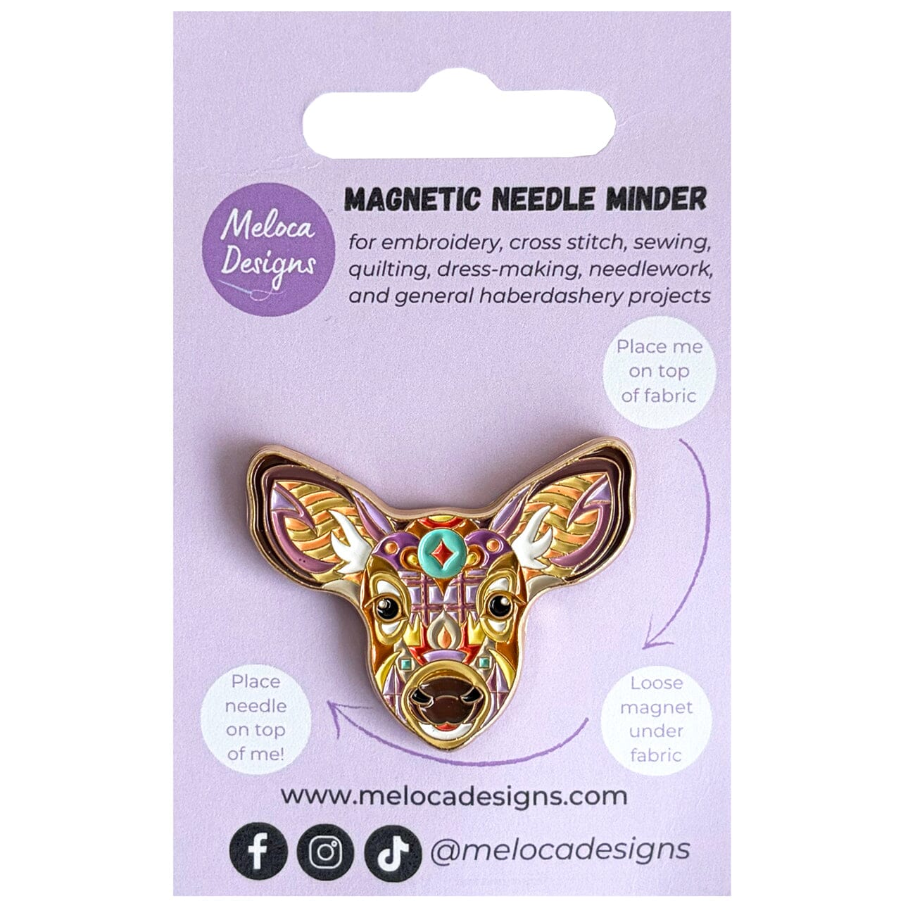 Mandala Deer Needleminder