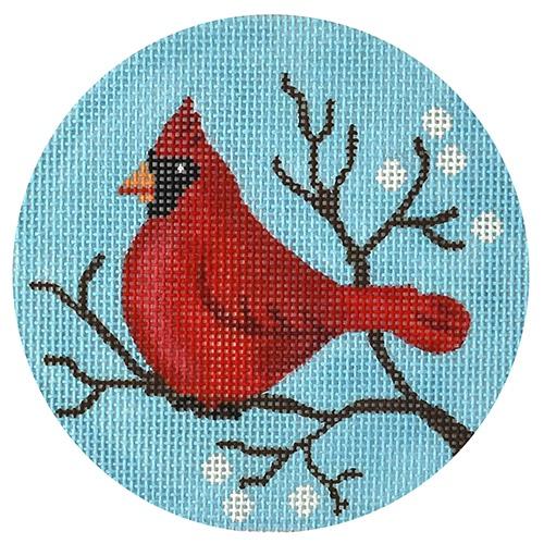 Cardinal on Blue Sky