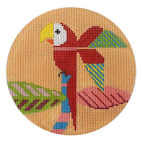 Macaw Round with Stitch Guide