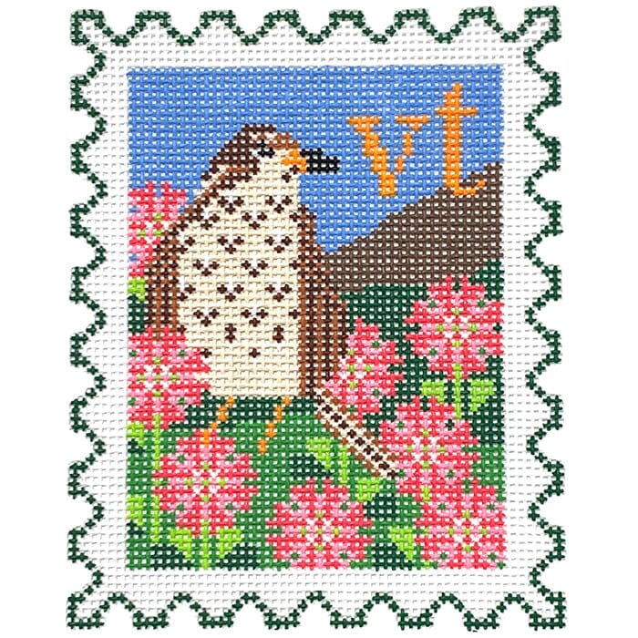 Vermont State Bird & Flower Stamp