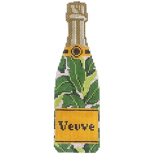 Champagne Bottle - Banana Leaf