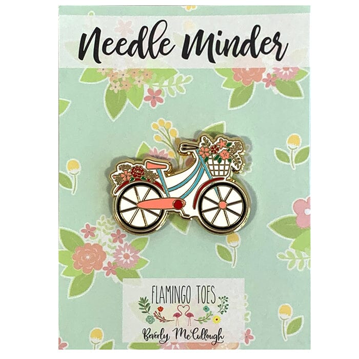 Vintage Floral Bicycle Needleminder