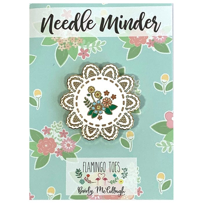 Vintage Floral Doily Needleminder