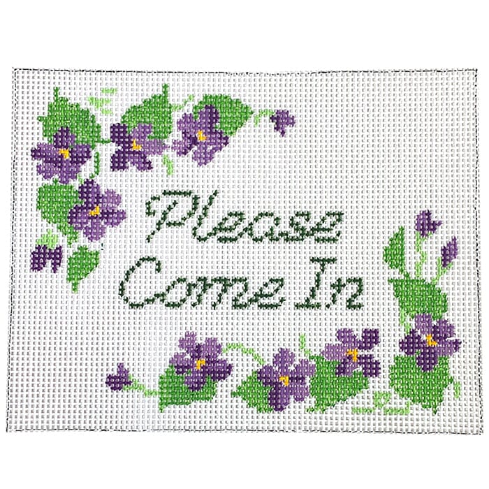 Violets ''Please Come In'' Sign