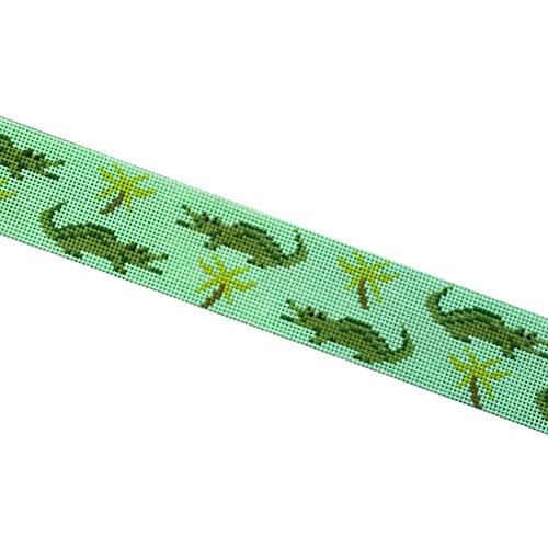 Alligators Belt on Aqua