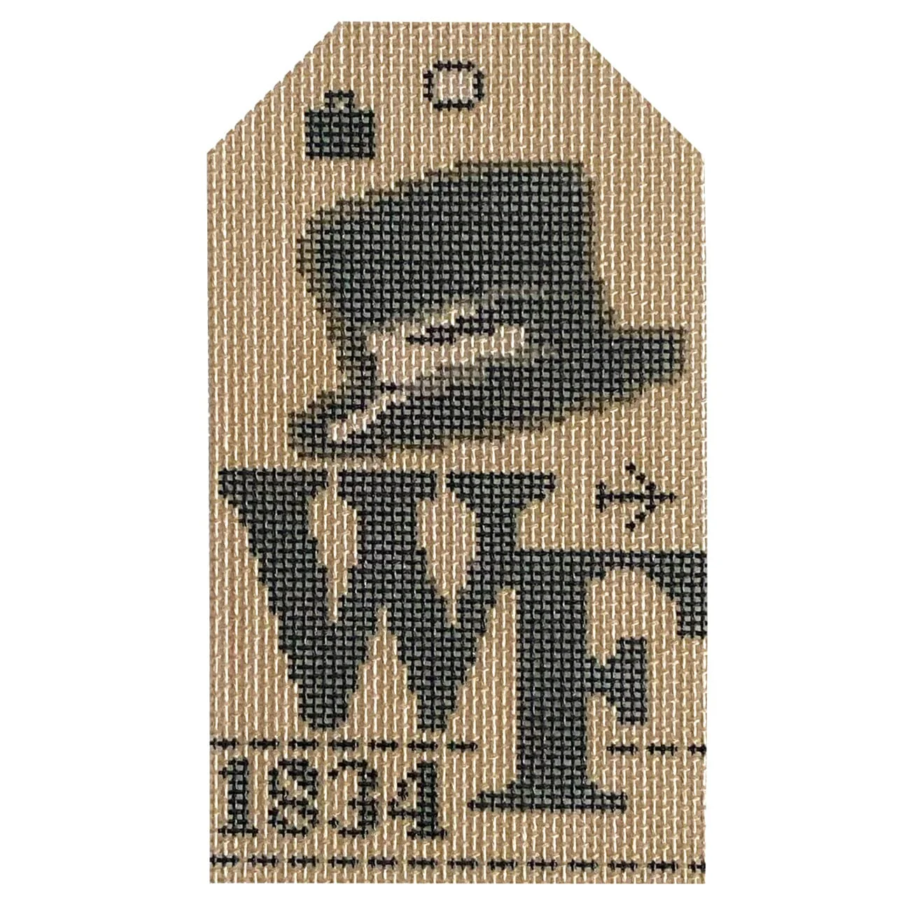 Wake Forest Collegiate Retro Travel Tag