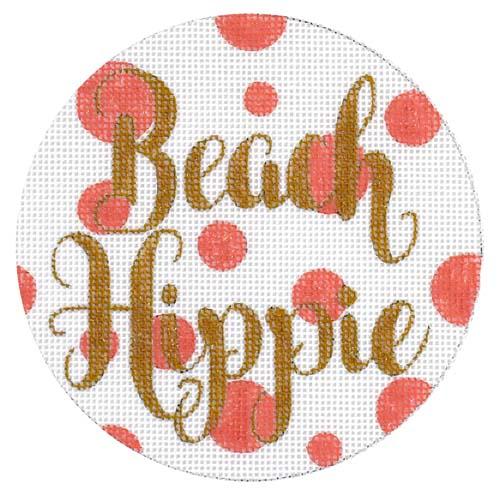 Beach Hippie Bubbles Round