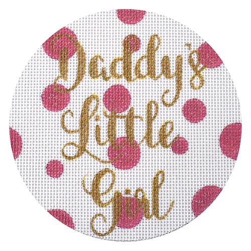 Daddy's Little Girl Bubble Round