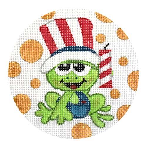 Frog Firecracker Bubbles Round