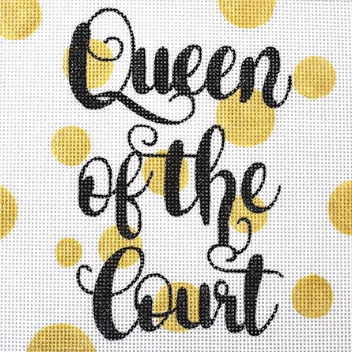 Queen of the Court Bubbles Square
