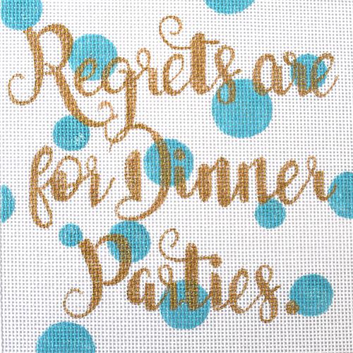 Regrets are for Dinner Parties Bubbles Square