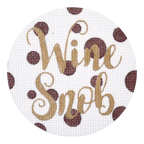 Wine Snob Bubbles Round