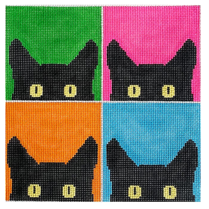 Warhol Cats Peeky Kitty