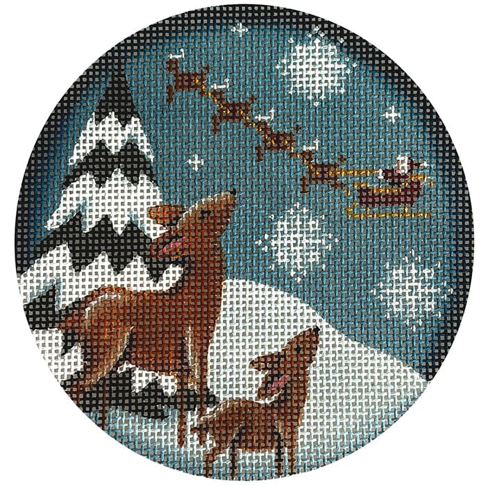 Watching Santa Round