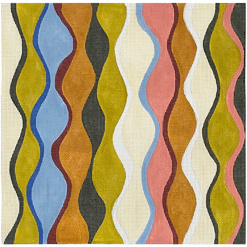 Wavy Harlequin - Orange