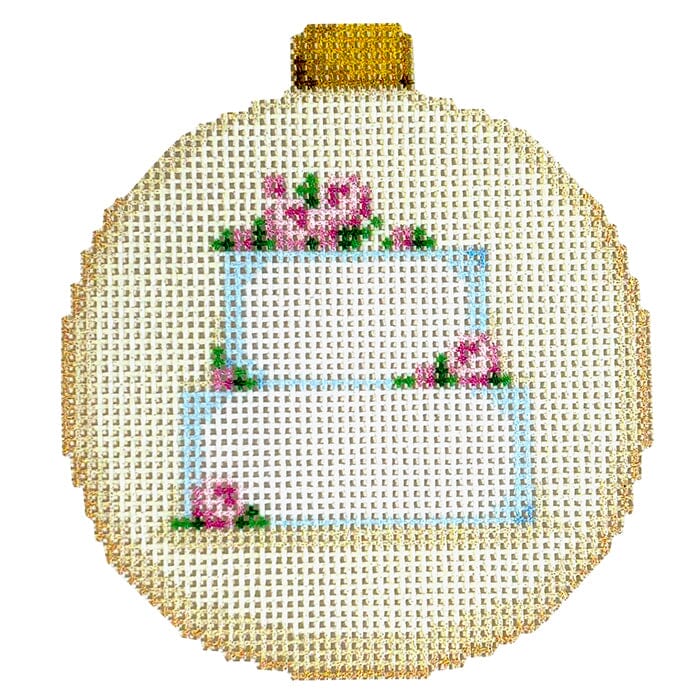 Rosebud Cake Ball Ornament