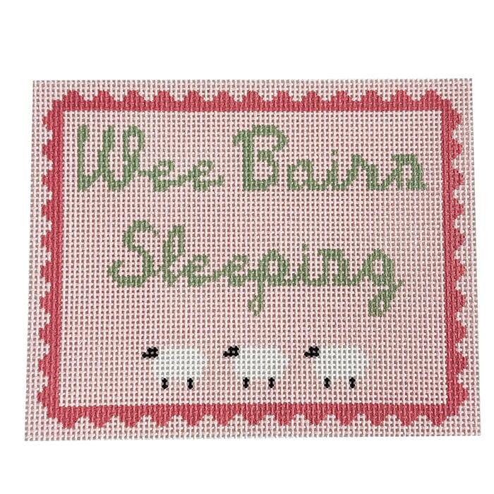 Wee Bairn Sleeping - Pink