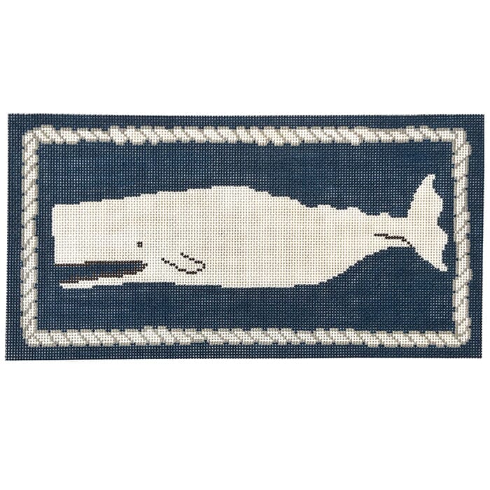 Whale with Rope Border
