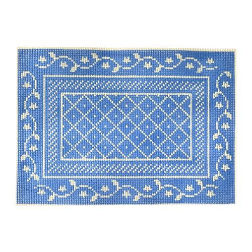 N's Bee Needle Case - Cobalt Blue and Cream
