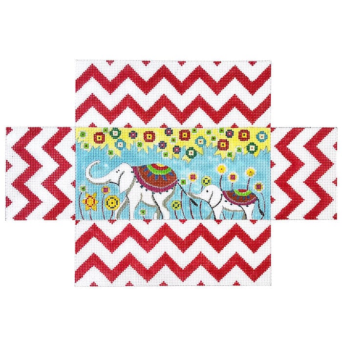 Whimsy Elephants Brick Cover